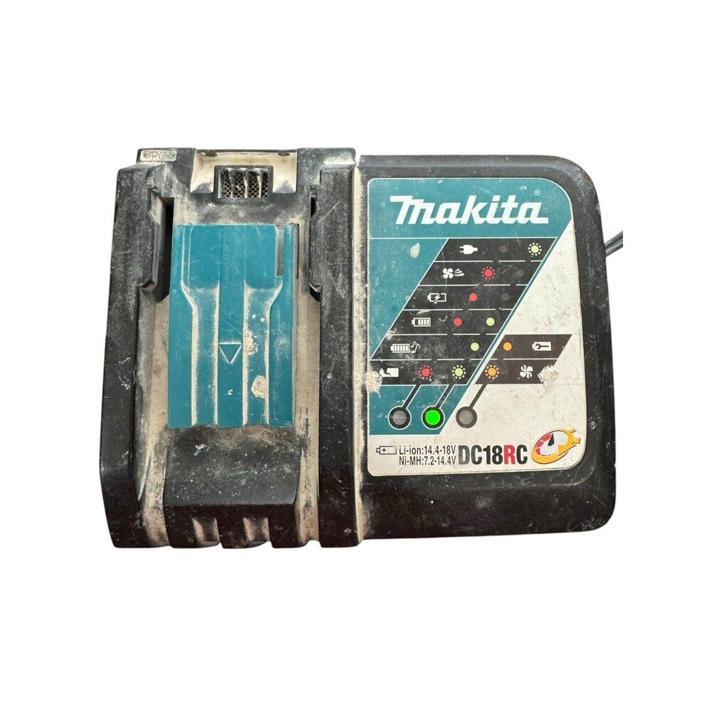 Makita DC18RC 7.2V-18V Li-Ion Rapid Battery Charger Genuine OEM Tested Works
